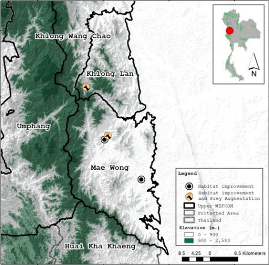 Auswilderungsgebiet der Sambar