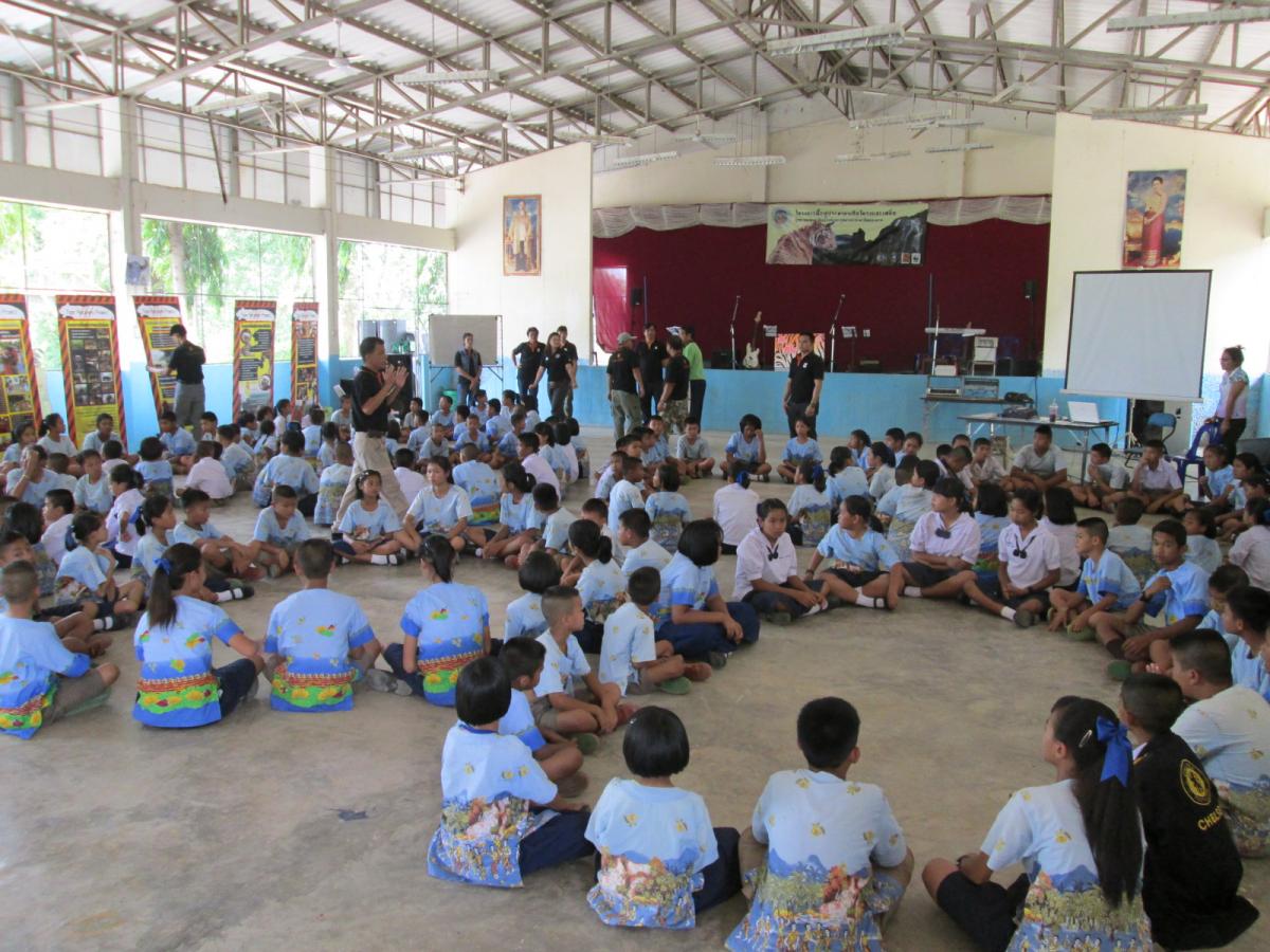 Tiger campaigns and tiger protection training in schools